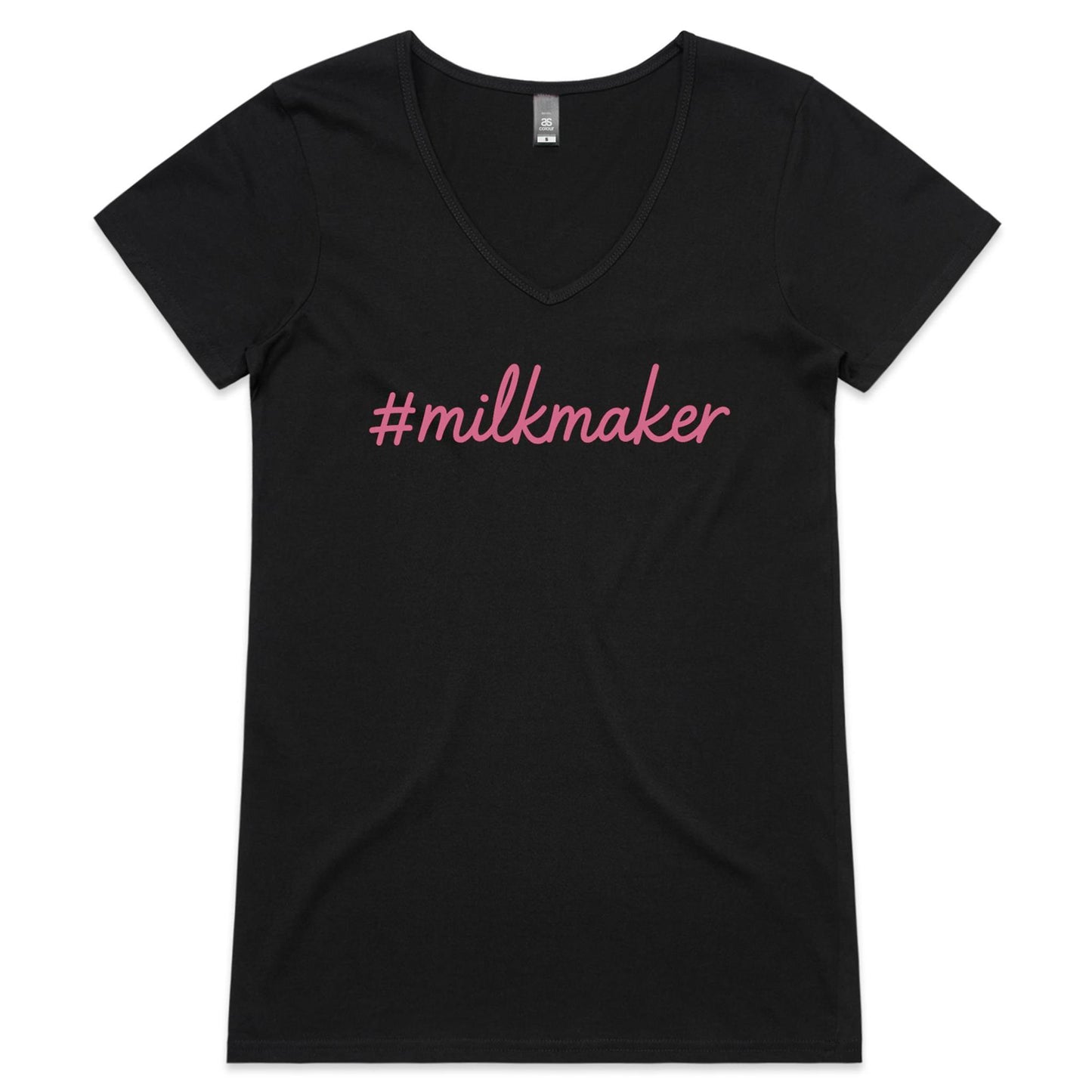 #milkmaker V-Neck Tee