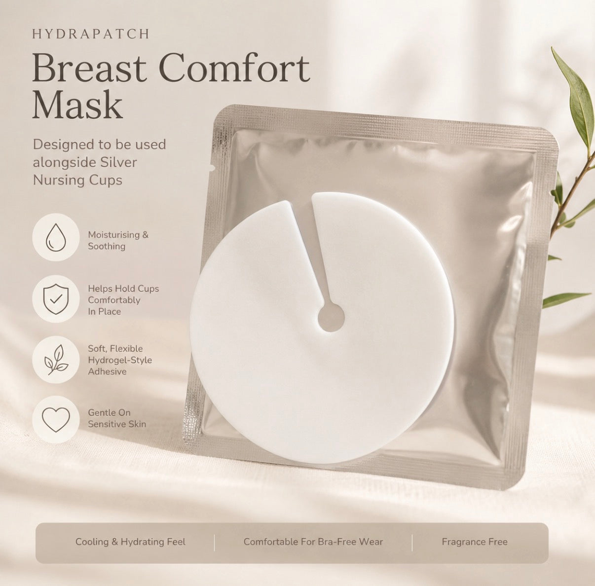 HydraPatch Breast Comfort Mask