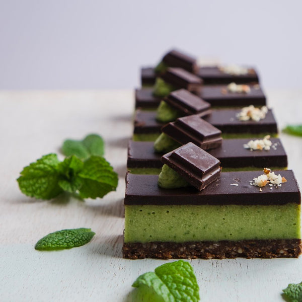 Milk Pantry's Raw Peppermint slice