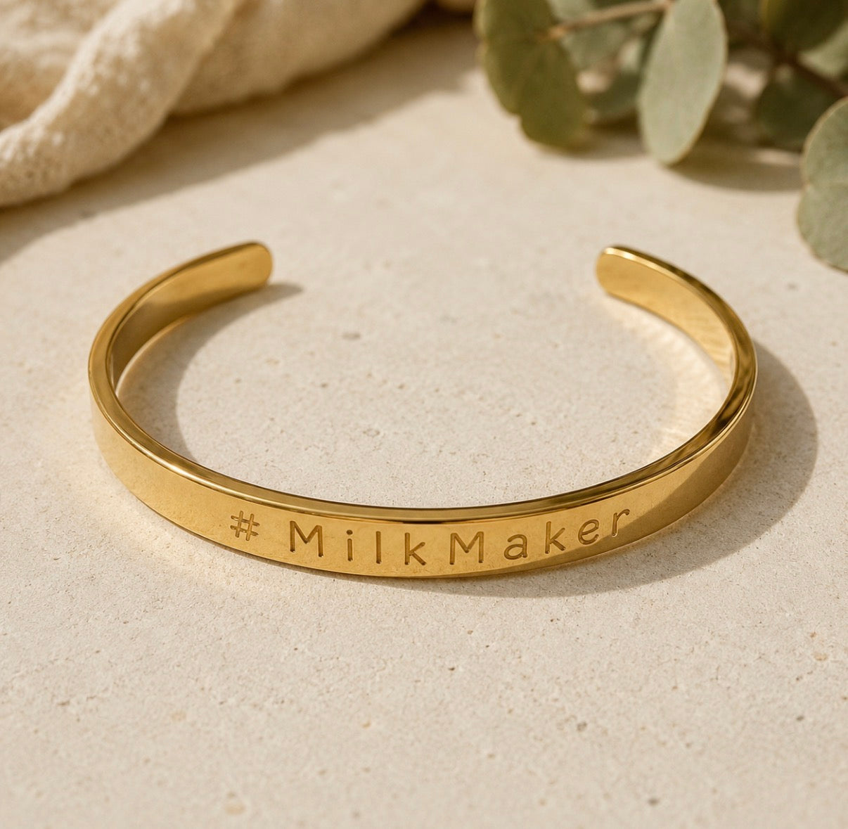 #MilkMaker Breastfeeding Cuff — Never Forget Your Last Feed