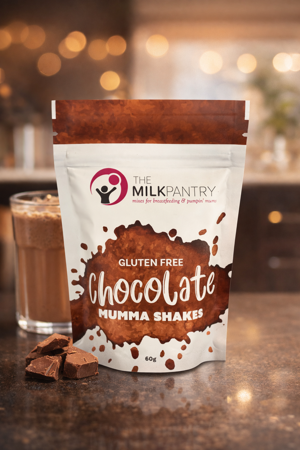 Gluten Free Chocolate Mumma Shake Sample (60g – 3 Serves) 🌱🍫🥤