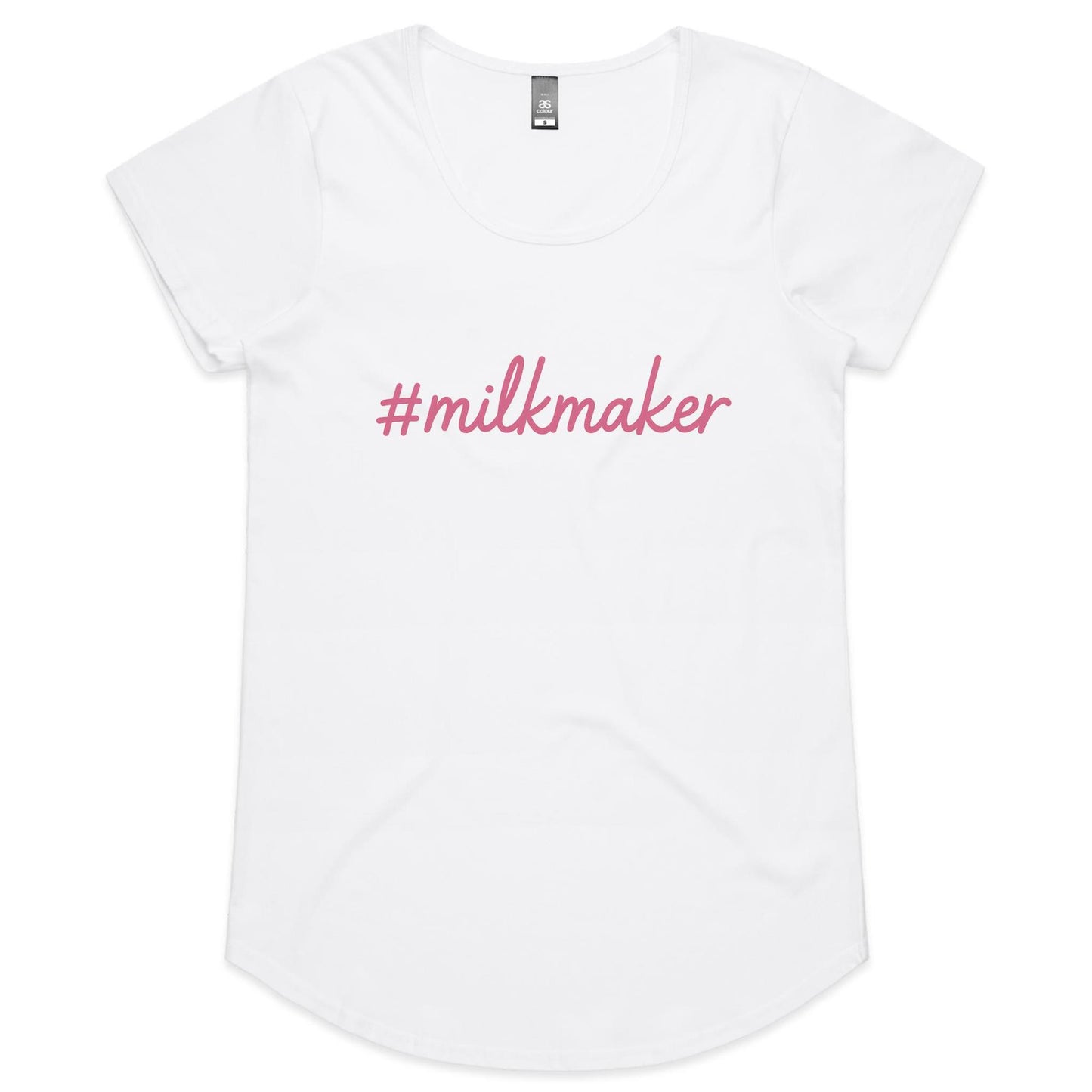#milkmaker Scoop Neck Tee