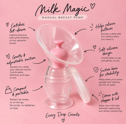 Silicone Manual Breast Pump – 90ml
