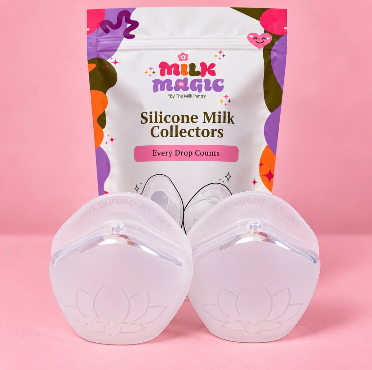 Milk Magic Silicone Milk Collectors – 70ml Pair