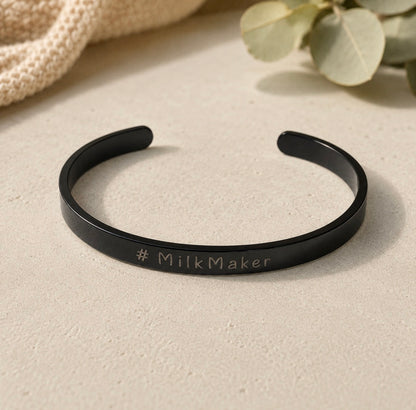 #MilkMaker Breastfeeding Cuff — Never Forget Your Last Feed