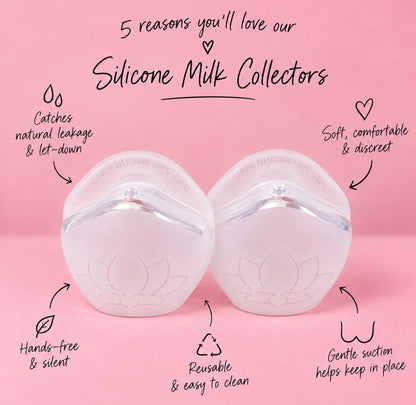 Milk Magic Silicone Milk Collectors – 70ml Pair