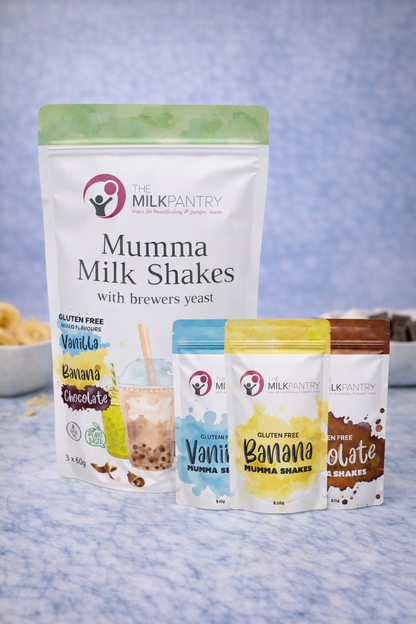 Gluten Free Mumma Shake Sampler Pack (3 x 60g – 9 Serves) 🌱🥤💕