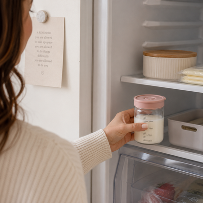 Glass Breast Milk Storage Container – 200ml