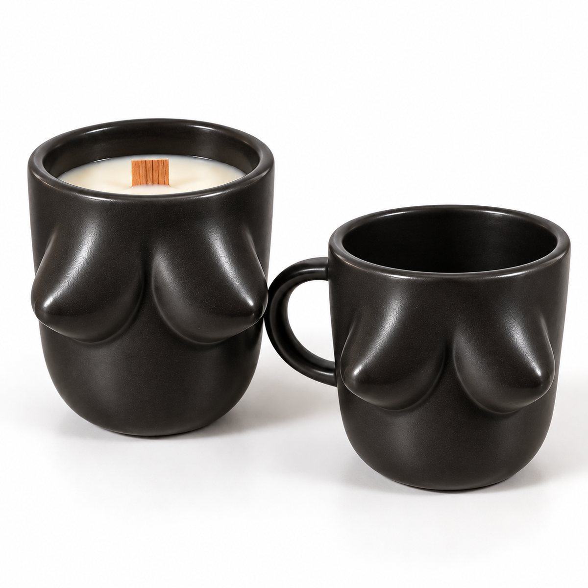 Calm Your Tits - Boob Mug & Candle Set