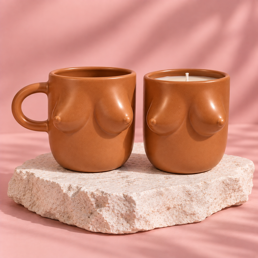 Boobie Mug & Candle Set