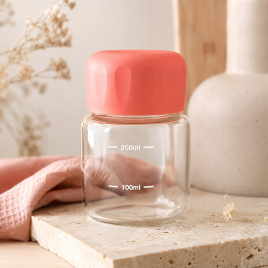Glass Milk Storage Jar 300ml