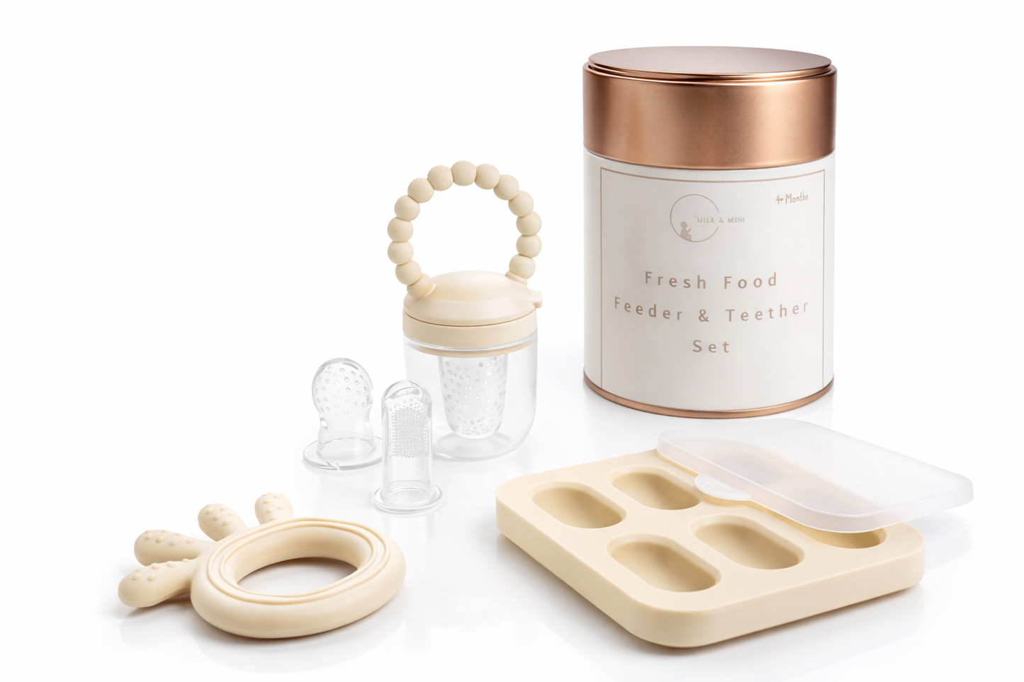 Feeder-Teether-Tray-Toothbrush Set