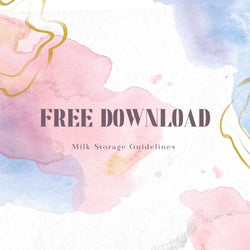 FREE DOWNLOAD Printable Milk Storage Guidelines