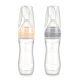 Haakaa Silicone Baby Food Dispensing Spoon GREY