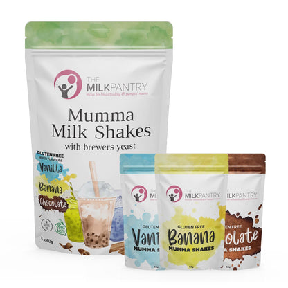 Gluten Free Mumma Shakes Sampler Pack (3 x 60g – 9 Serves) 🌱🥤💕